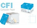 کاغذ کامپیوتر CFI Paper - فرم پیوسته - A4 - کاربن لس 80 ستونی یک نسخه فروش عمده   - رول کاربن فکس