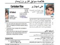فایل آموزش نگارش رزومه شغلی و شخصی بصورت فارسی و انگلیسی - و بهداشت شغلی