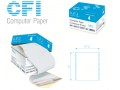 فرم پیوسته و کاغذ کامپیوتر  80 ستونی 4  نسخه کاربن لس CFI Computer Paper - نسخه اصلی آفیس 2019