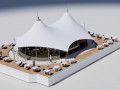 زیباترین سقف چادری تالار-عالی ترین سایبان کابلی پیتزافروشی - pdf پل کابلی