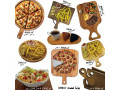 تولید و پخش ظروف چوبی و تخته سرو پیتزا ، استیک ، برگر