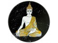 بشقاب دیوارکوب سفالی طرح بودای آسمانی - عکس دیوارکوب