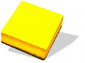 سنگ نورانی مربع ضد آب تک رنگ سایز 10 سانت 12 ولت Emax مدل PL10P - ال ای دی های نورانی