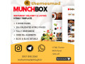 قالب Html فروشگاهی مانچ باکس munchbox به همراه پنل ادمین - ادمین کانال تلگرام