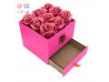 جعبه گل سورپرایز - رنگ صورتی - کد 004 - سورپرایز ویژه