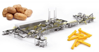 فروش خط تمام اتوماتیک تولید فرنچ فرایز French Fries 