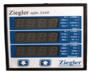 لوازم اندازه گیری - مولتی متر فاکشن- پاور آنالایزر - انرژی میتر-     MFM 3440- ZIEGLER