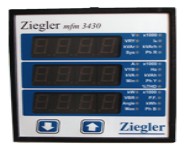 فروش لوازم اندازه گیری - مولتی متر فاکشن- پاور آنالایزر - انرژی میتر MFM 3430- ZIEGLER