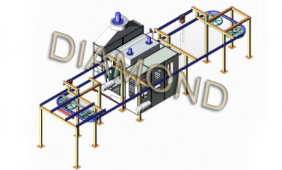 کابین ابشار رنگ مایع برای صنایع چوبی و مبلمان