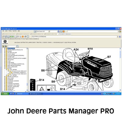 نقشه برق John Deere Parts Manager PRO 