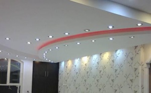 طراحی و اجرای سقف کاذب دکوراتیو کناف در خوزستان