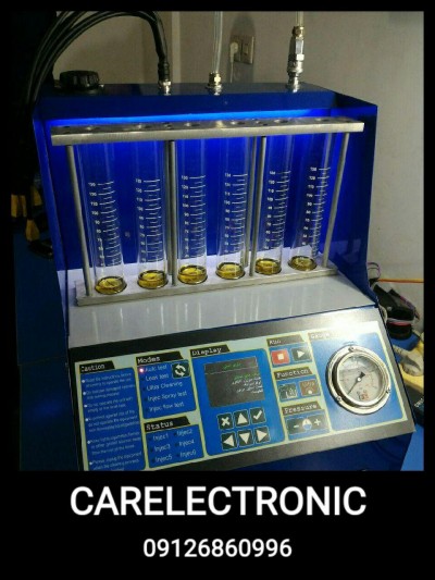 پیشرفته ترین دستگاه شستشوی انژکتور  6کانال مدل CE65 کارالکترونیک