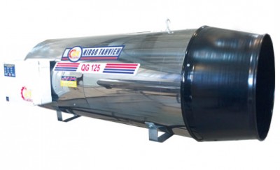 	جت هیتر موشکی گازی سری QG-125 QG-125 جت هیتر گازی QG-125  جت هیتر گازی QG-125 نیرو تهویه البرز با ظرفیت حرارتی ۱۱۰٫۰۰۰ کیلو کالری، مناسب برای فضای ۱۰