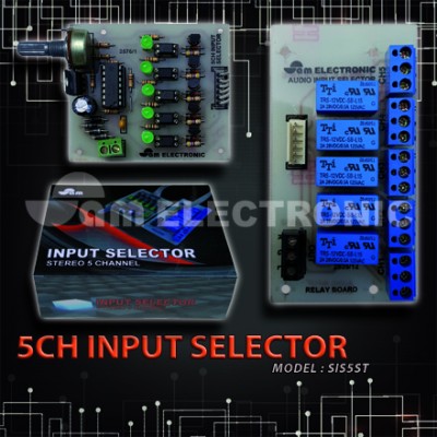 برد انتخابگر ورودی استریو 5 کانال - SIS5ST