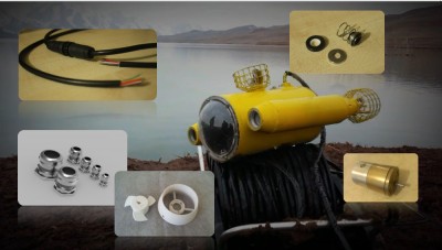 طراحی، ساخت و تامین زیرسیستم‌های ROV (ربات زیرسطحی)