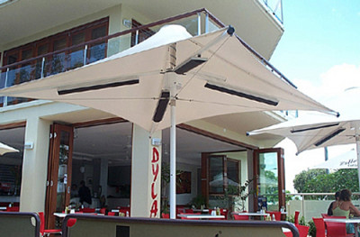 مدرن ترین پوشش الاچیق رستوران-سقف خیمه ای محوطه کافه