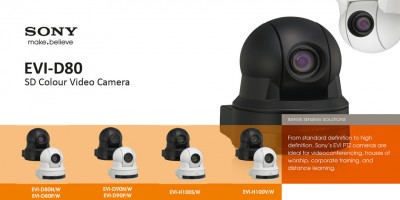 دوربین روباتیک تصویر برداری حرفه ای سونیPTZ SpeedDome HD مدل Sony EVI-D80 