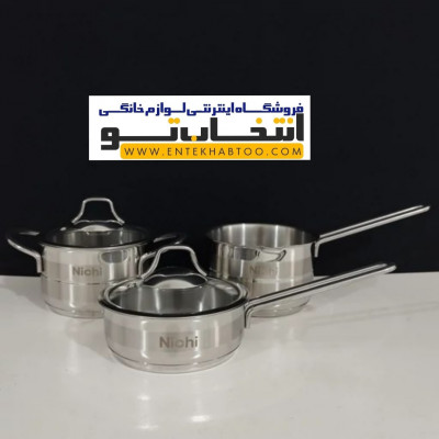 سرویس استیل کودک پنج پارچه نیچی مدل S5B 
