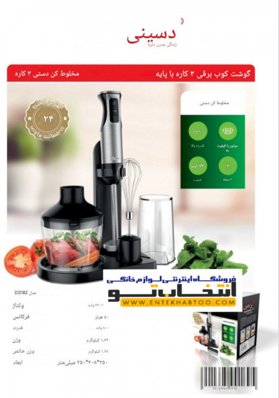 گوشکوب برقی چند کاره دسینی مدل DS_182