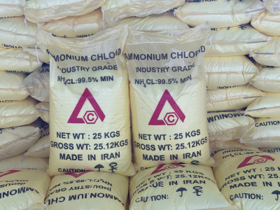 تولید کننده آمونیوم کلراید صنعتی بصورت مکانیزه در ایران