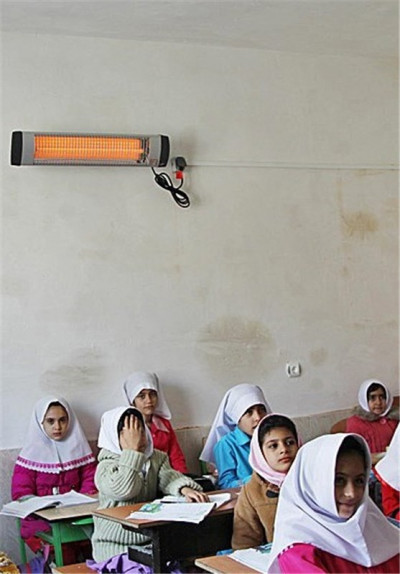 بخاری تابشی مدارس اردبیل
