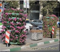 گلدان فایبر گلاس