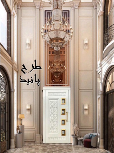 درب لولایی آسانسور کیفیت و زیبایی در هر طبقه