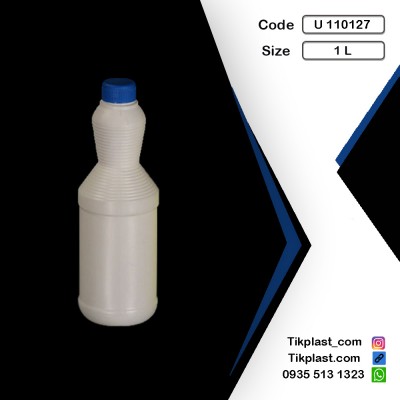 فروش ویژه ظرف یک لیتری پلاستیکی سفید کننده ( وایتکس )