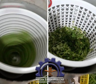 دستگاه سانتریفیوژ جهت آبگیری سبزیجات بعد از شسستشو