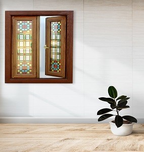 درب و پنجره چوبی دوجداره سنتی