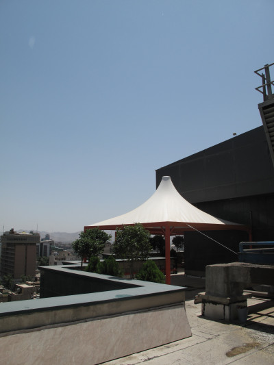 طراحی و اجرای سقف چادری رستوران،آلاچیق