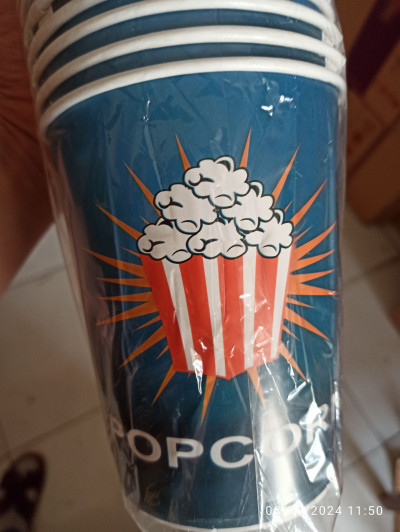 فروش لیوان کاغذی پاپ کورن