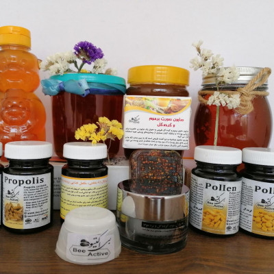 فروش ویژه عسل وفرآورده های زنبور عسل(بی اکتیو)-ژله رویال-گرده گل وبرموم