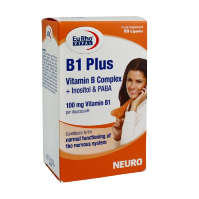 خرید کپسول ویتامین B1 پلاس یوروویتال 60 عدد