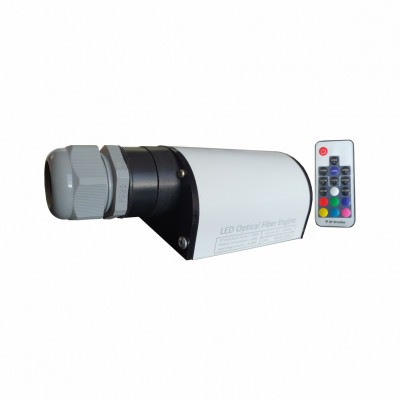  چراغ انجین فیبر نوری موبایلی فول کالر 25 وات 12 ولت Emax مخصوص ماشین مدل 25FNMWF 