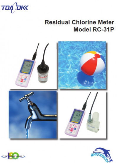 کلر سنج آب بدون نیاز به هیچ نوع معرف شیمیایی  مدل RC31P ساخت کمپانی DKK-TOA ژاپن