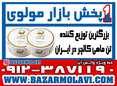 بزرگترین توزیع کننده کنسرو تن ماهی کالچر در ایران-09123871190 (شرکت پخش بازار مولوی از 1373)