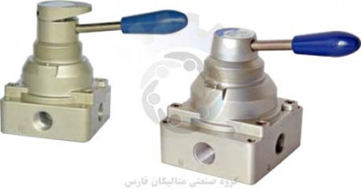 شیر اهرم دستی AIRTAC مدل 4HV,4HVL (4.2 WAY, 4.3 WAY)