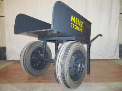 فرغون 2 چرخ بلوک زنی  با تایر پیکانی MENZ