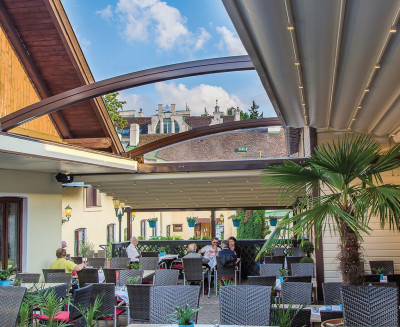 زیباترین سقف خیمه ای محوطه کافه رستوران تالار کافیشاپ