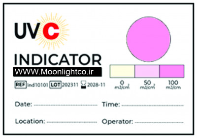 تستر اندیکاتور نور فرابنفش UVC /بسته 100 عددی