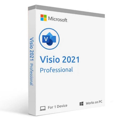 لایسنس ویزیو 2021 پروفشنال - ویزیو 2021 پروفشنال اورجینال - Visio Professional 2021 - لایسنس اورجینال ویزیو 2021 پروفشنال 