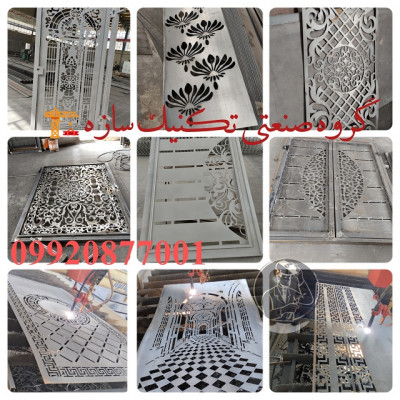 تولید انواع درب سی ان سی در طرح های متنوع در شیراز گروه صنعتی تکنیک سازه