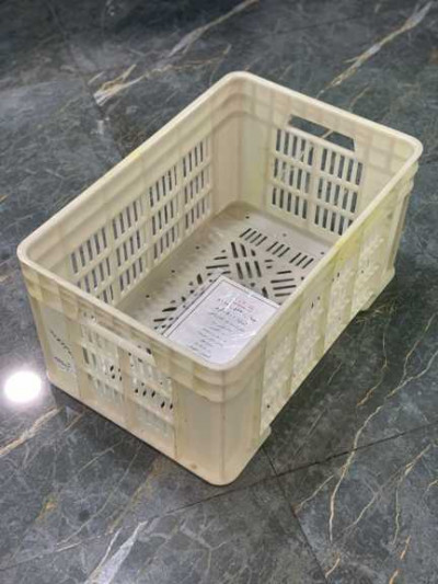 سبد پلاستیکی ۴۰ کیلویی صنعتی | مخصوص حمل مرغ، ماهی و سبزیجات تازه