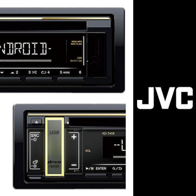 پخش جی وی سی مدل JVC KD-T408