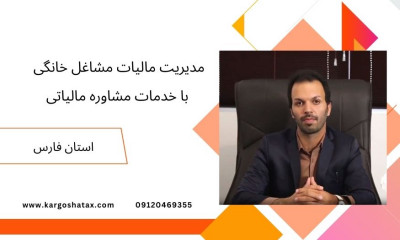 مدیریت مالیات مشاغل خانگی با خدمات مشاوره‌ مالیاتی ، فارس