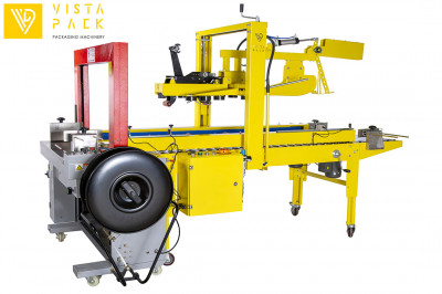 با دستگاه چسب زن و تسمه‌کش اتوماتیک ویستا پک، بسته‌بندی را حرفه‌ای انجام دهید!