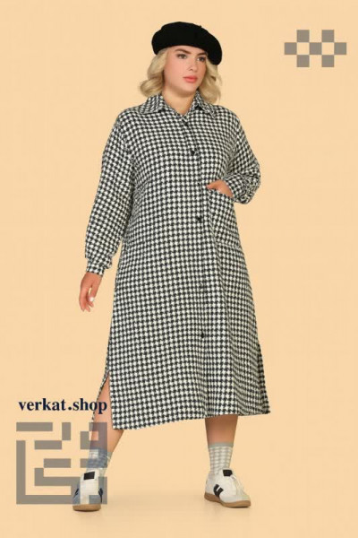 مانتو پیچازی چهارخونه – فروش عمده با طراحی خاص و تنخور حرفه‌ای از ورکات