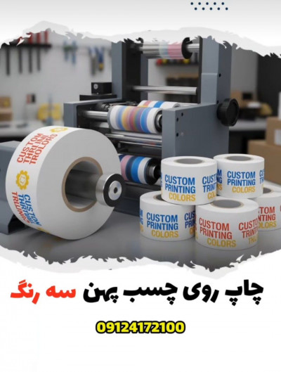 چاپ اختصاصی لوگو روی چسب | تهران چسب