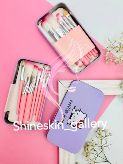 براش هشت تیکه هلوکیتی قوطی فلزی